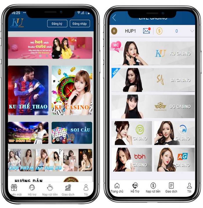 Đường link tải KU casino - Kubet - KU App cho điện thoại