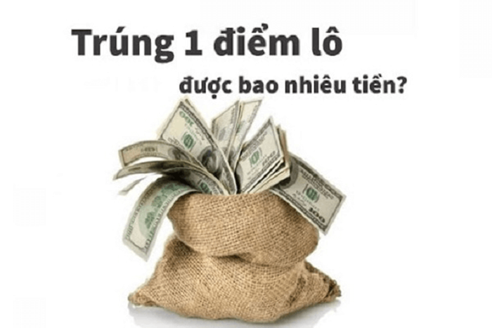 Trúng 1 Điểm lô bao nhiêu tiền?